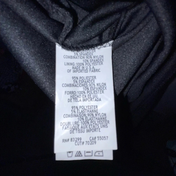 Jump Apparel Black And Silver Sparkly Glittery Prom Dress Juniors Size 7/8 - Picture 4 of 5